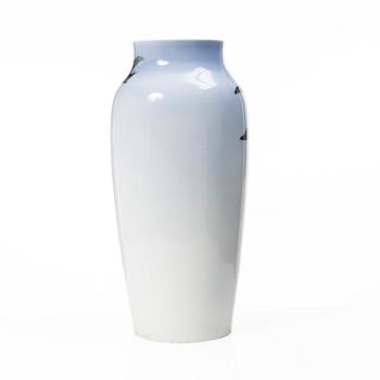 Nils Emil Lundström, An Art Nouveau porcelaine floor vase, Rörstrand, early 20th century.