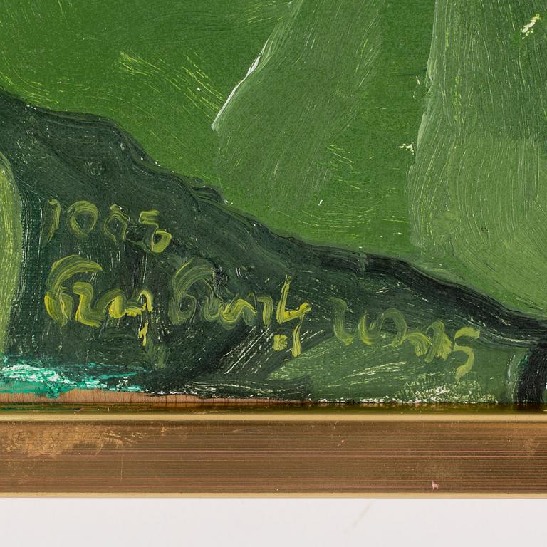 SVEN LJUNGBERG, 2 st, oljor på pannå, signerade och daterade -95.