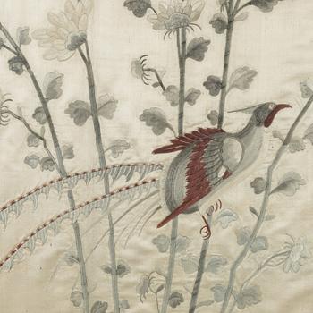 A silk embroidery, China, first half of the 20th century.