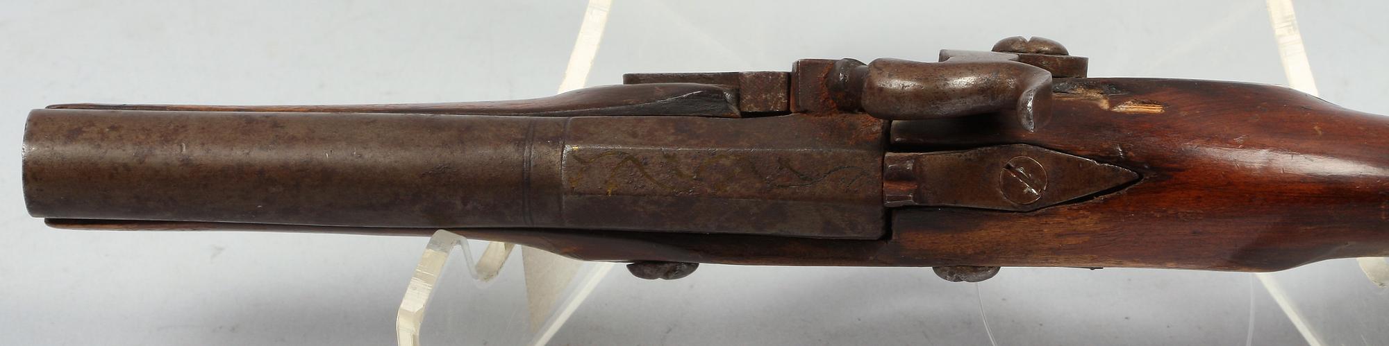 SLAGLÅSPISTOL, troligen Sverige 1800-talets mitt.