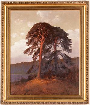RUDOLF HELLGREWE, olja på duk, signerad.