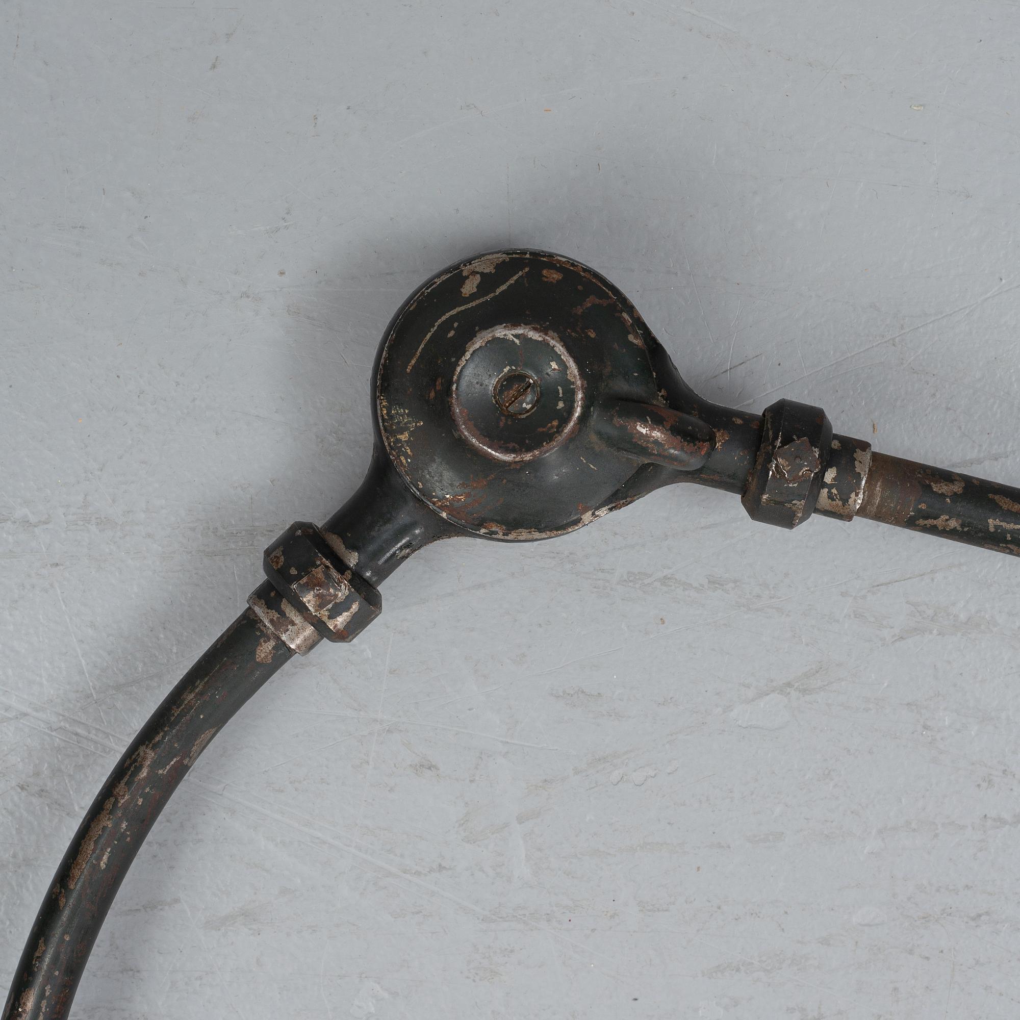 A 'Triplex-Pemdel' industrial lamp, mid 20th Century.