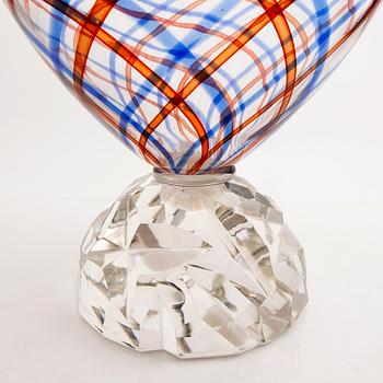 Alessandro Mendini, vas, glas, signerad och numrerad 12-50, Venini.