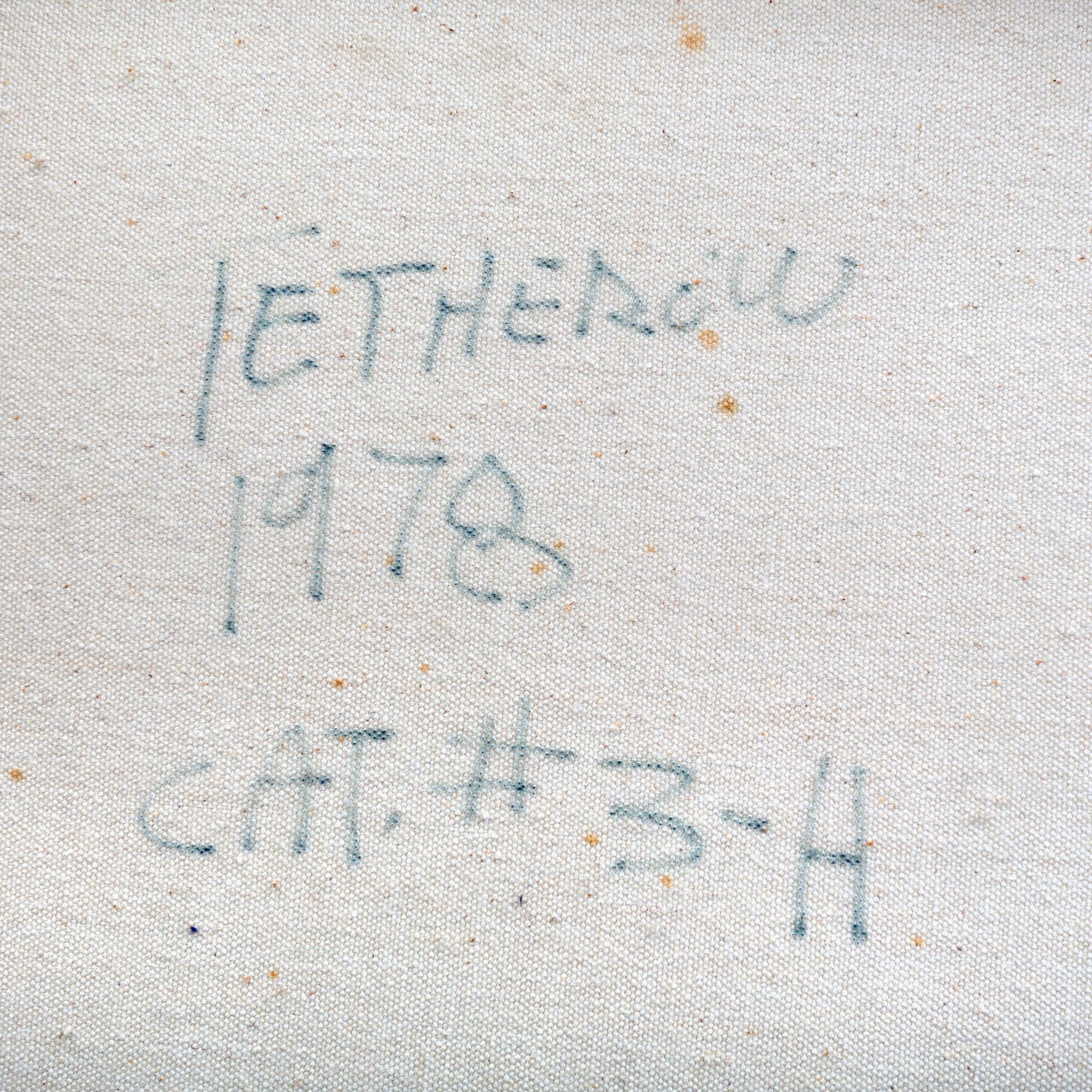 Michael Tetherow, oil on canvs with cut out signed and dated 1978.