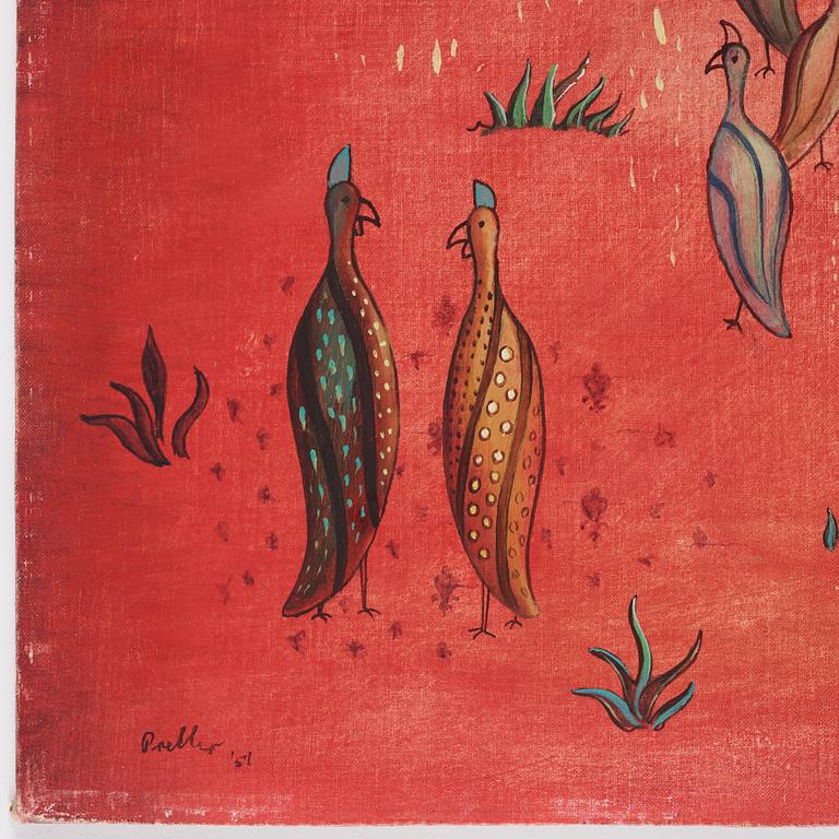 Alexis Preller, Guinea Fowls.