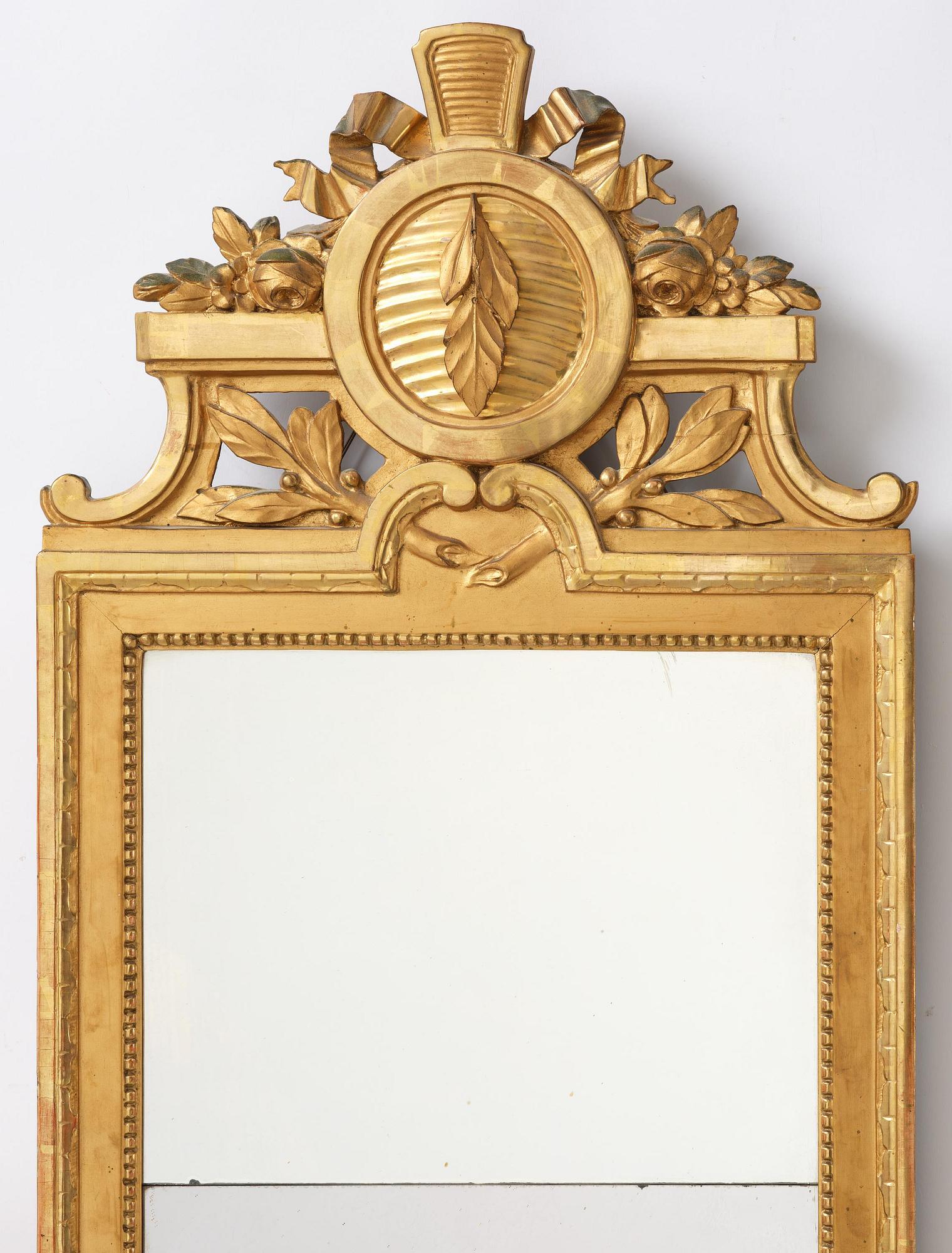 Spegel, Stockholmsarbete, sent 1700-tal, Gustaviansk.