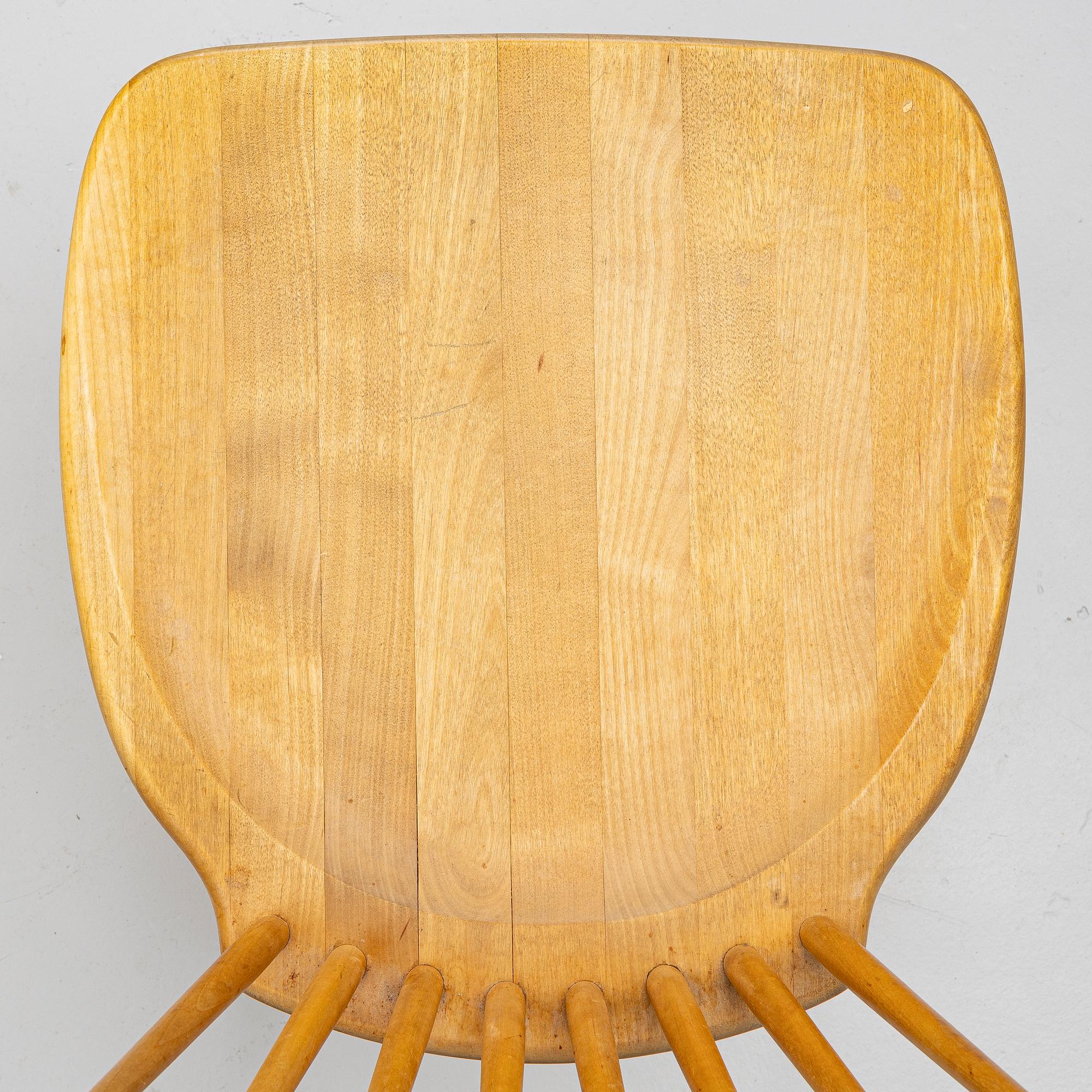 Carl Malmsten, stolar, 4 st, "Lilla Åland", Stolab, 1999.