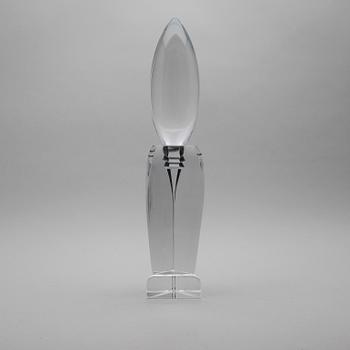 SKULPTUR, glas, Eva Englund, signerad.