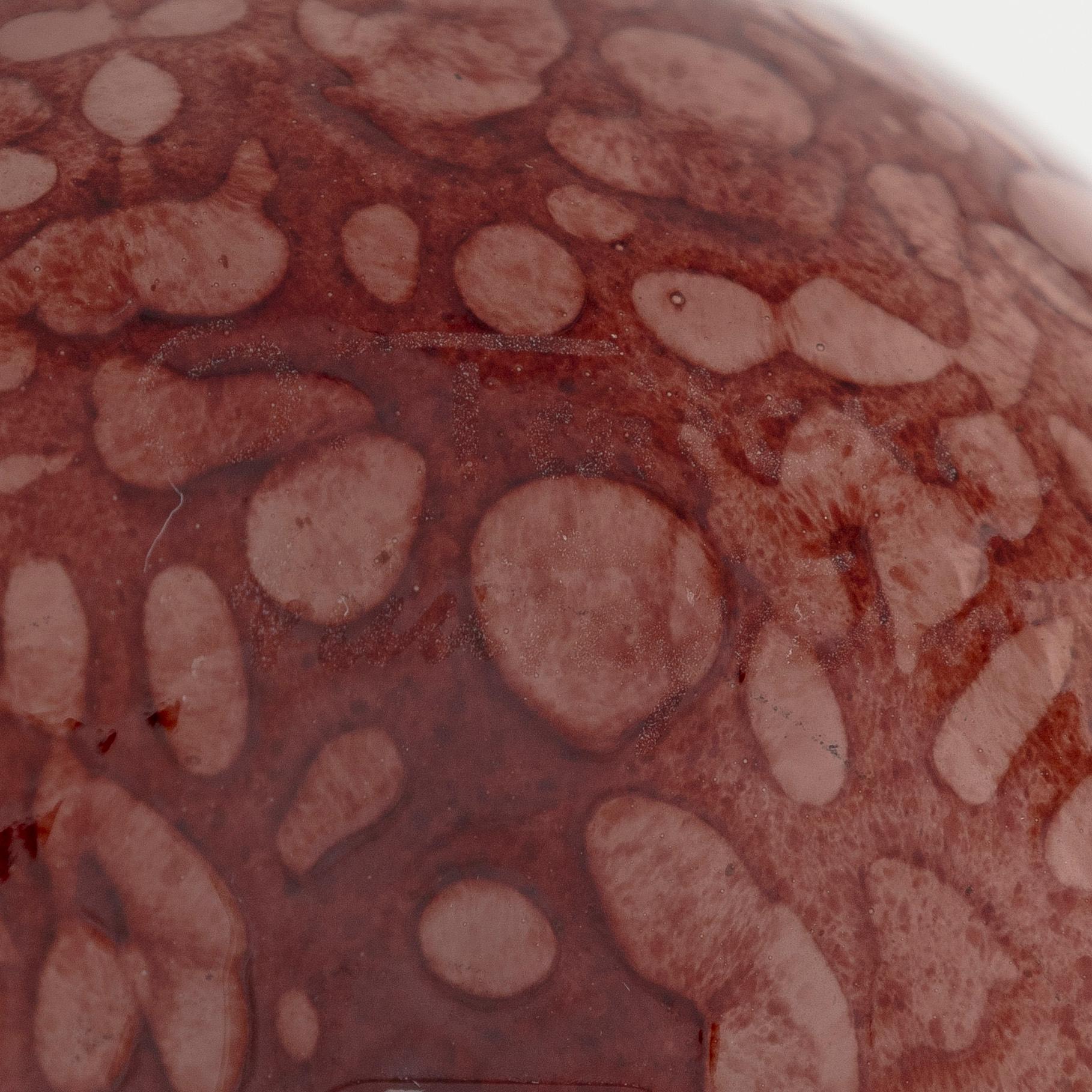 Oiva Toikka, A glass bird, 'Rosy Finch' signed O. Toikka Nuutajärvi.