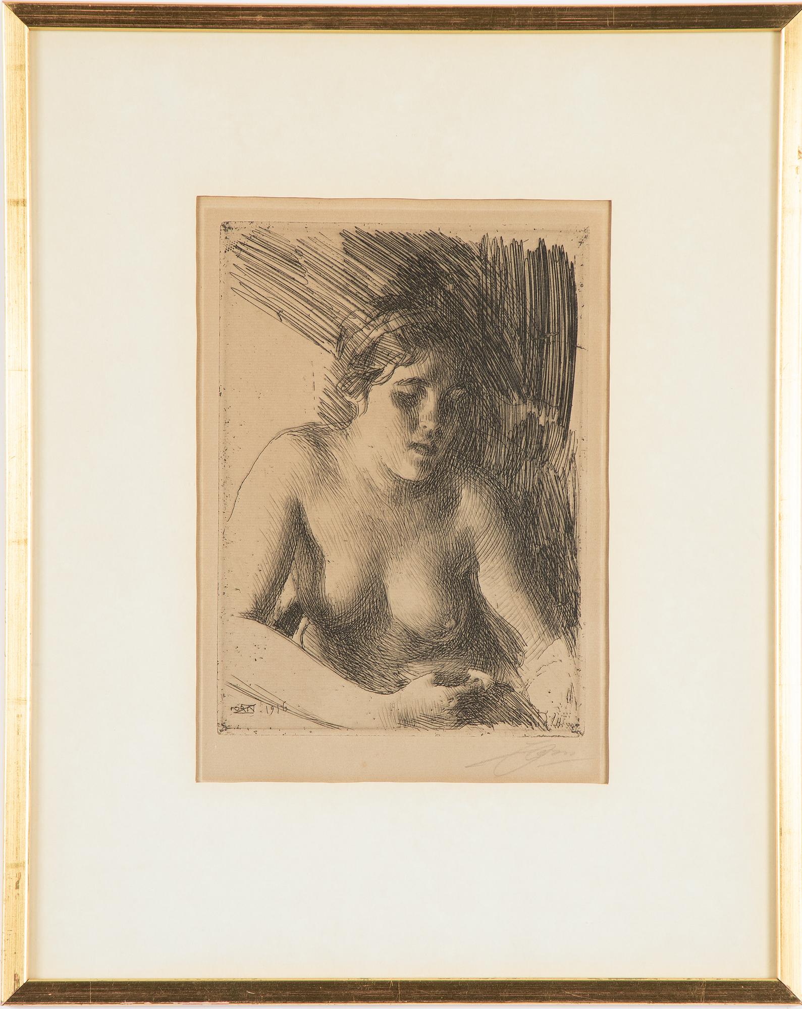 Anders Zorn, "Byst".