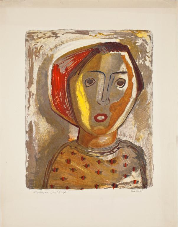 NILS WEDEL, mapp med 7 grafiska blad, sign.