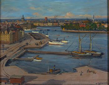 Gunnar Zetterström, oil on panel, signed.