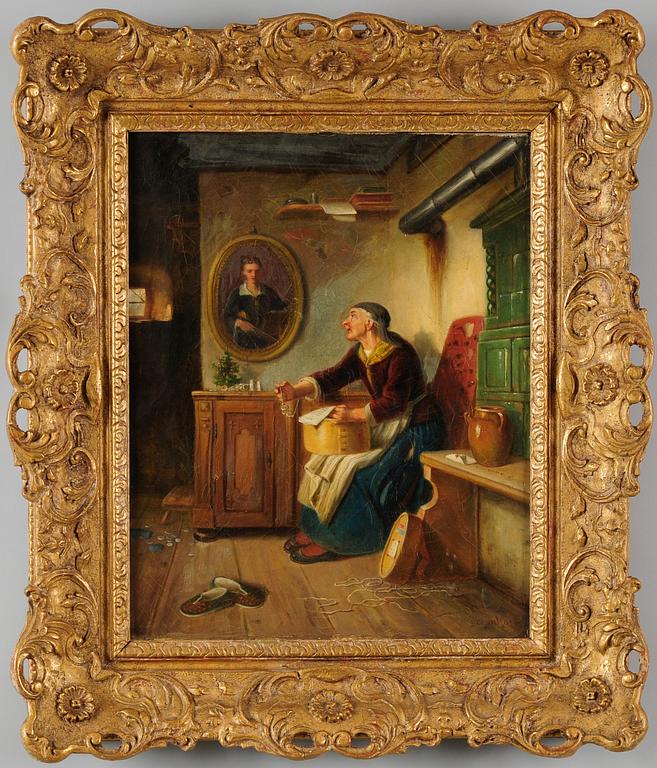 OKÄND KONSTNÄR, 1800-tal, olja på duk.