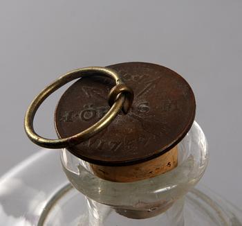 FLASKSCHATULL, 1800-talets första hälft.