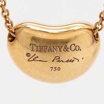Tiffany & Co, Elsa Peretti, an 18K gold 'Bean' necklace.