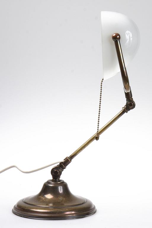 SKRIVBORDSLAMPA, 1800/1900-tal.