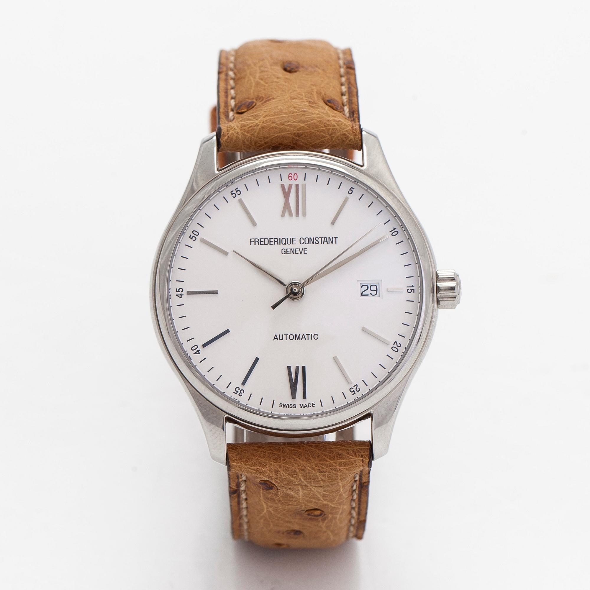 Frederique Constant, Classic, armbandsur, 40 cm, stål, quartz.