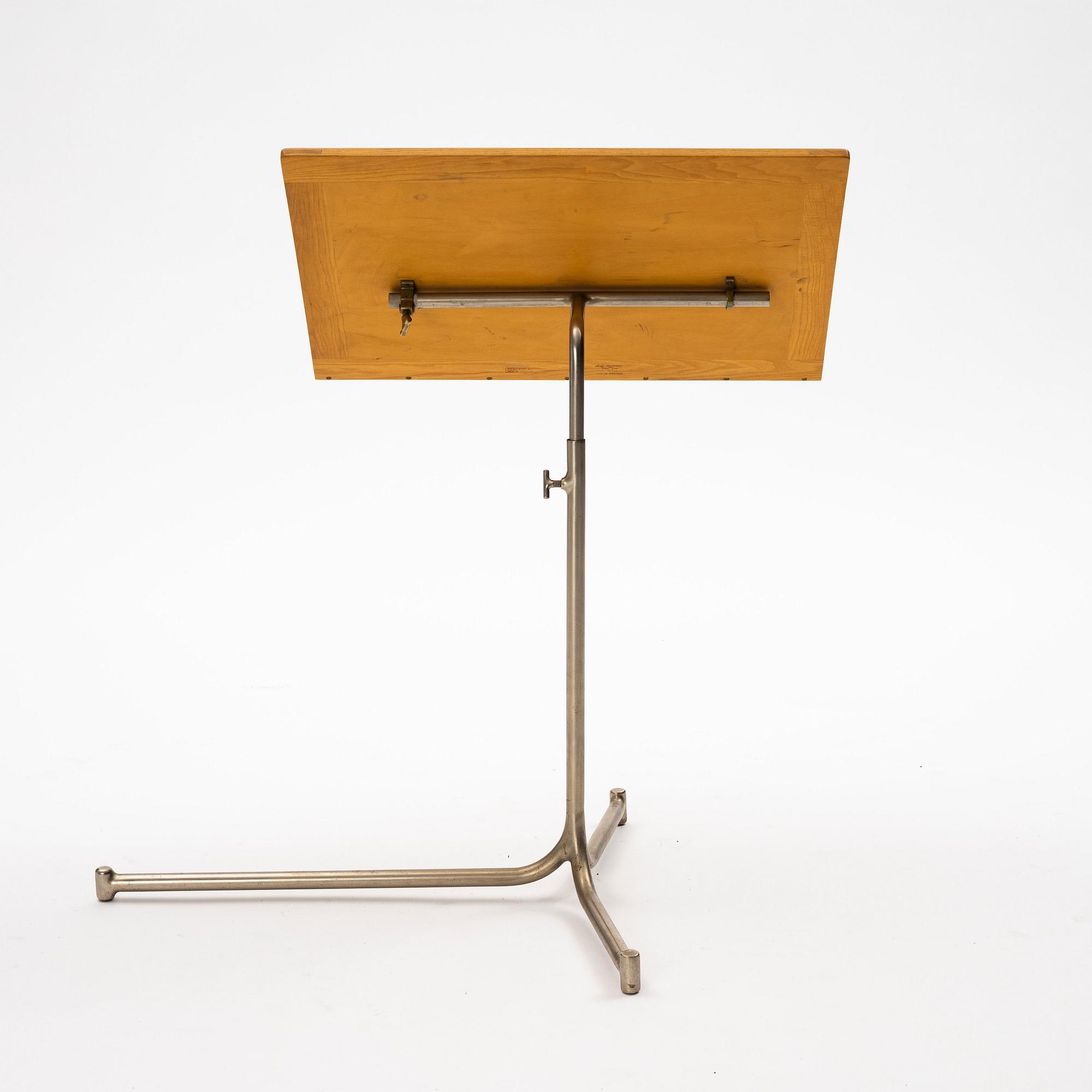 Bruno Mathsson, läsbord, Firma Karl Mathsson, Värnamo 1962.