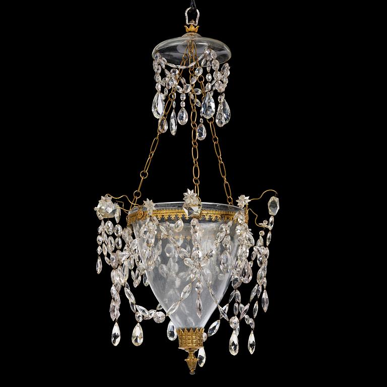 A one-light lanter, 20th century incorporating older elements.