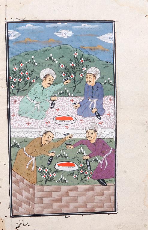 GOUACHER, 11 st. Orientaliska.
