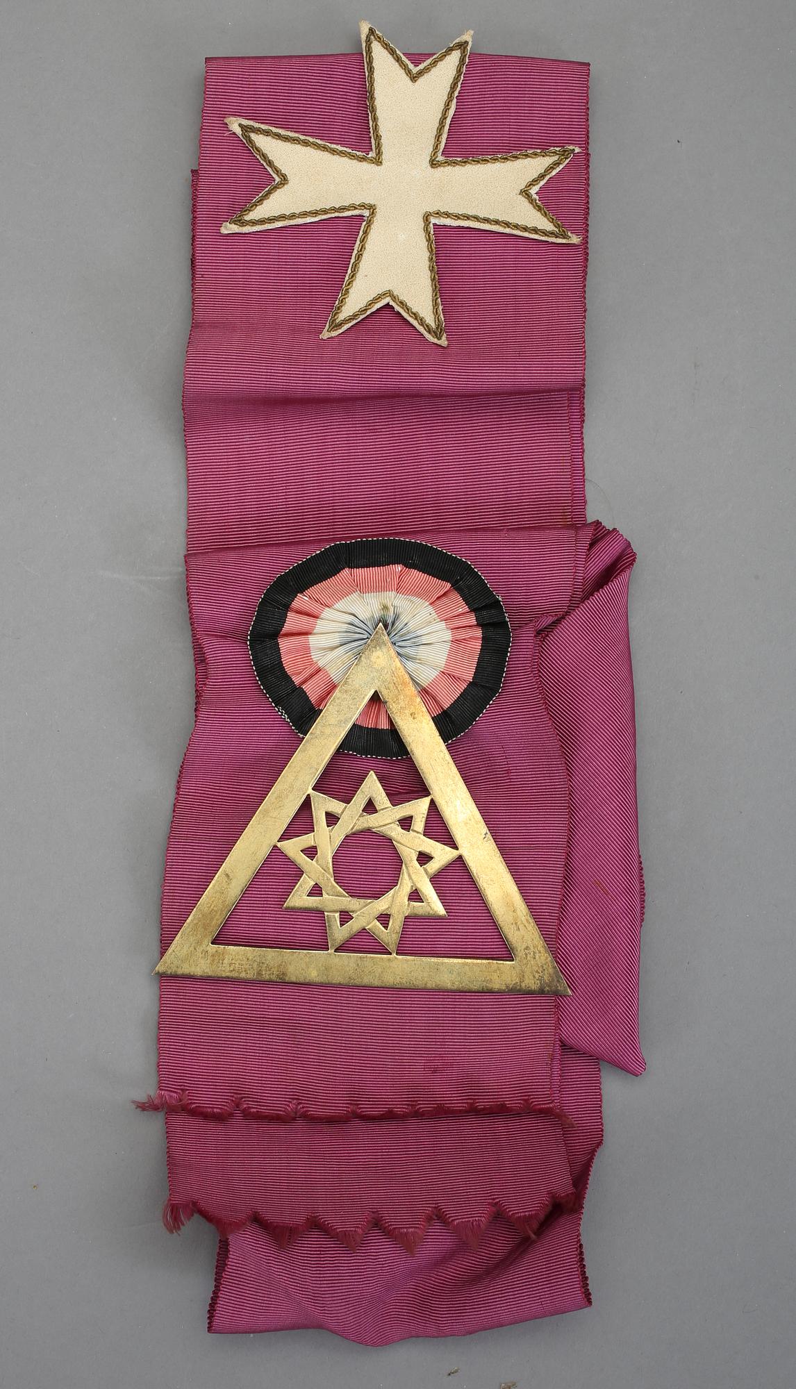 ORDENSMÄRKEN, 2 st, Tempelriddareorden.