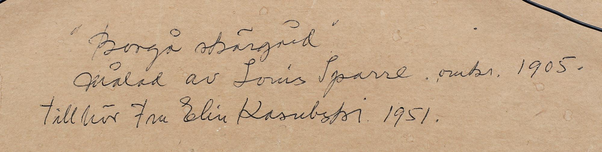 Louis Sparre, "Porvoo Archipelago".