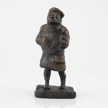 Bror Marklund, skulptur, brons, signerad BM, höjd 22,5 cm.