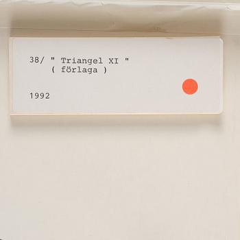 Ola Billgren, Preliminary study for "Triangel XI".