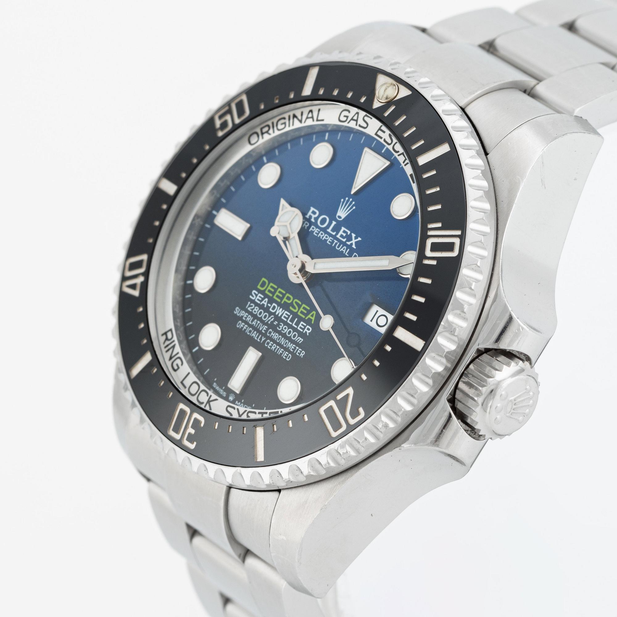 Rolex, Deepsea, Sea-Dweller, "D-Blue Dial", ca 2019.