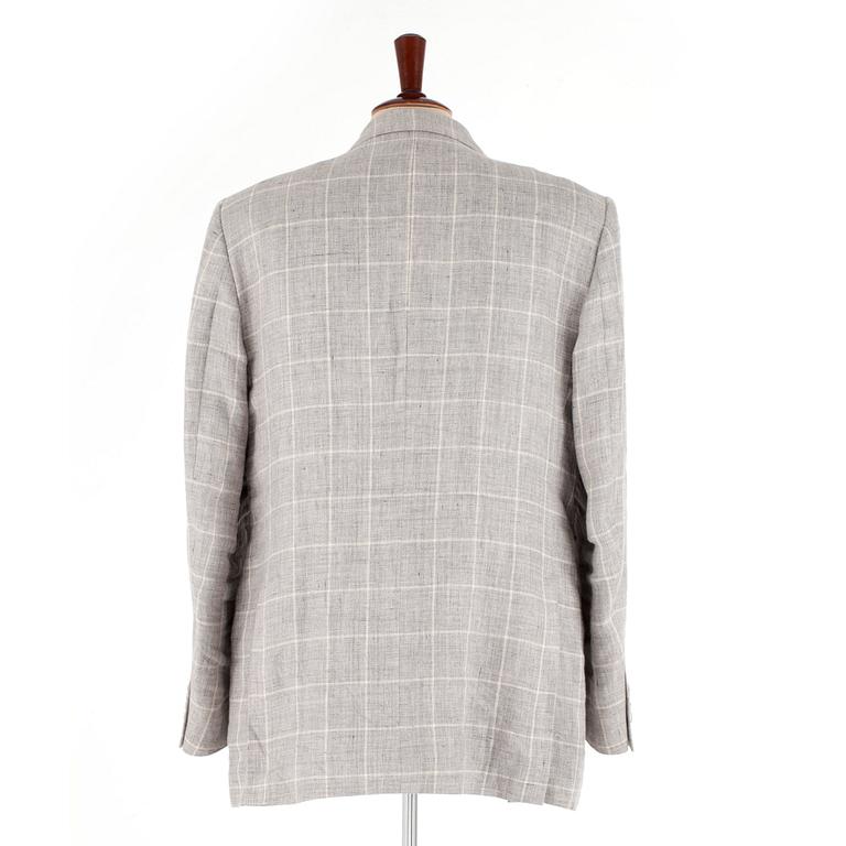 ROSE & BORN, a light blue linnen jacket. Size 50.