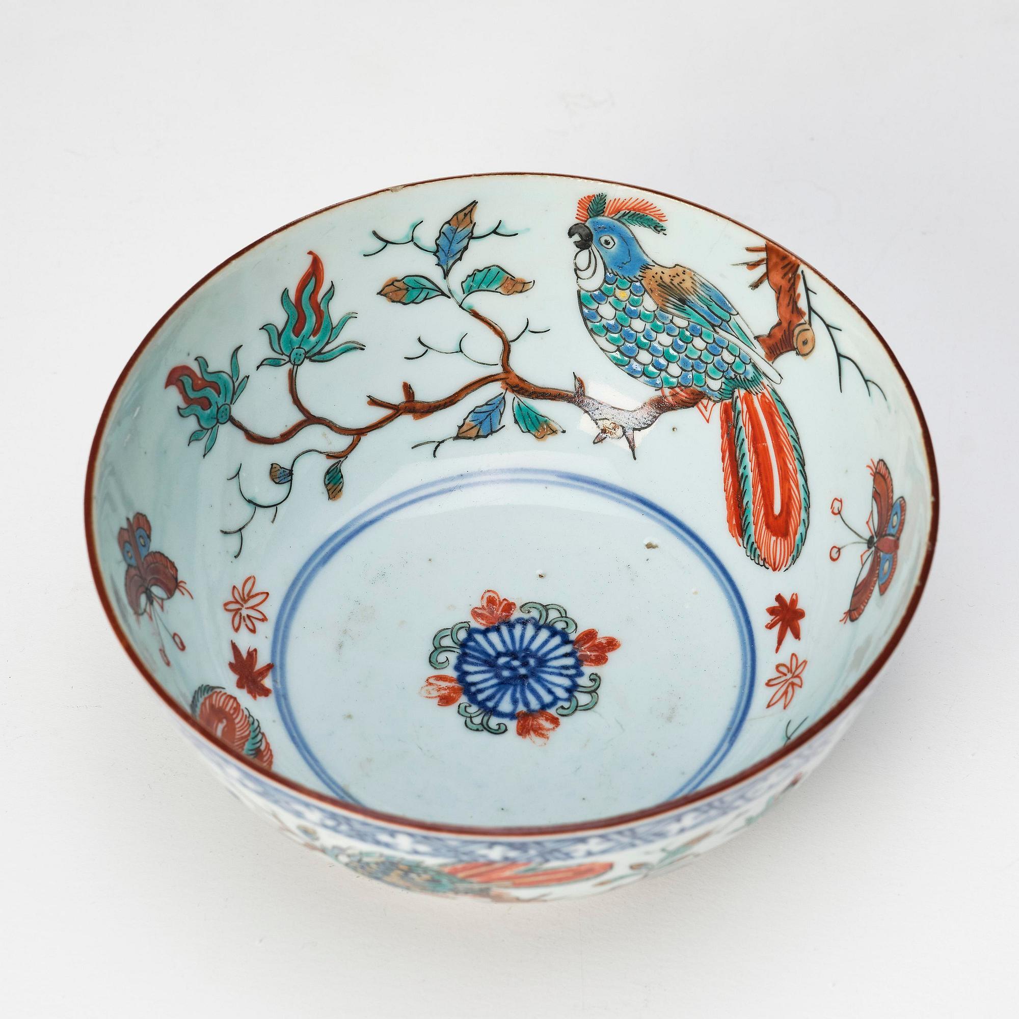 Skål, porslin, Qingdynastin, 1700-tal.