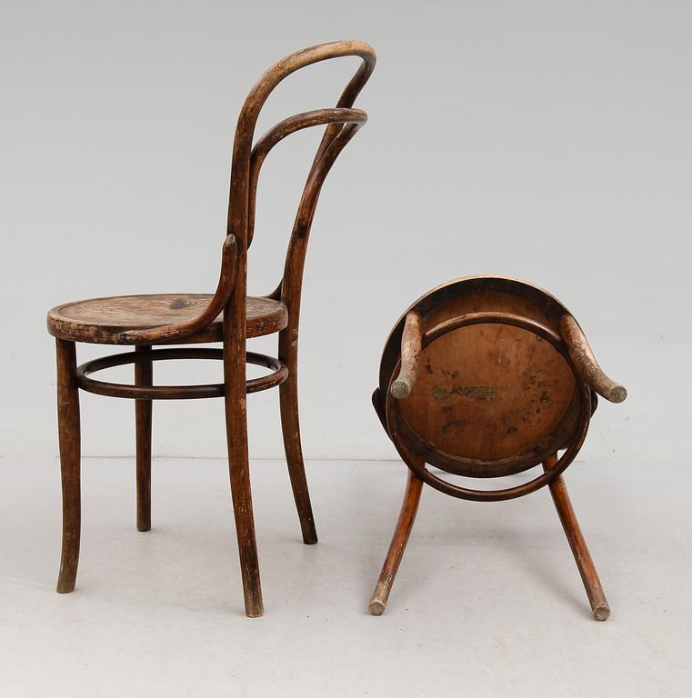 STOLAR, 1 par, Thonetmodell, 1900-talets början.
