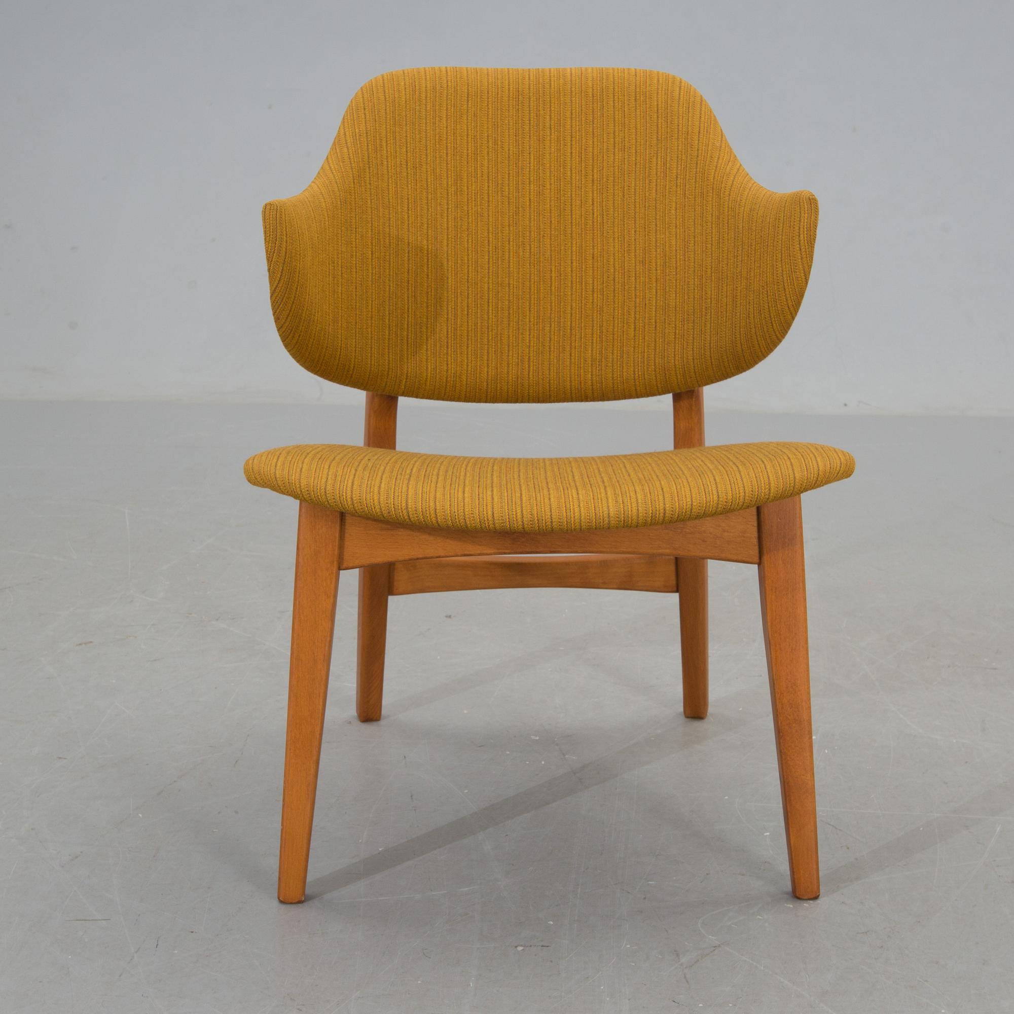 FÅTÖLJ, "Shell Chair", Ib Kofod Larsen, 1960-tal.