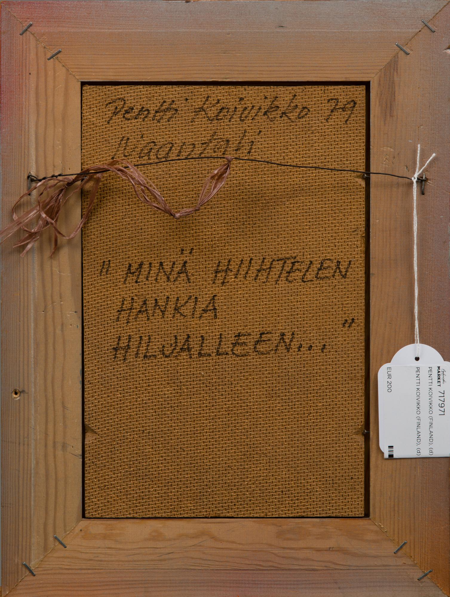 PENTTI KOIVIKKO, olja på pannå, signerad och daterad -79.