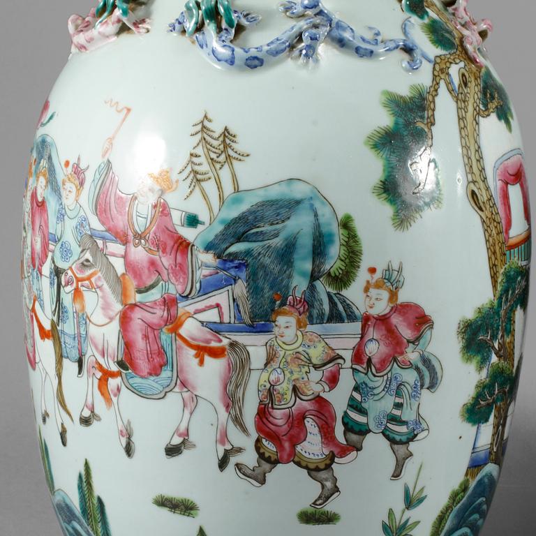 PARVASER, porslin, Kina, 1800/1900-tal.