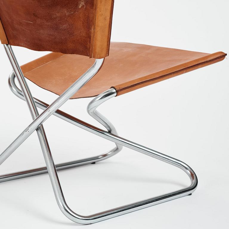 Erik Magnussen, fåtöljer, ett par, "Z-down chairs", Torben Ørskov, Danmark, ca 1968.