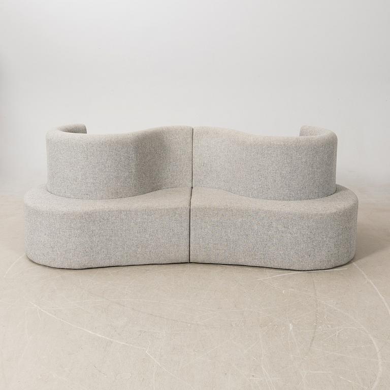 Verner Panton, sofa, "Cloverleaf", Verpan, Denmark.