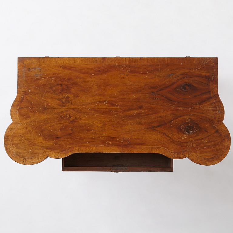 A Swedish Rococo games table by Ch Linning.