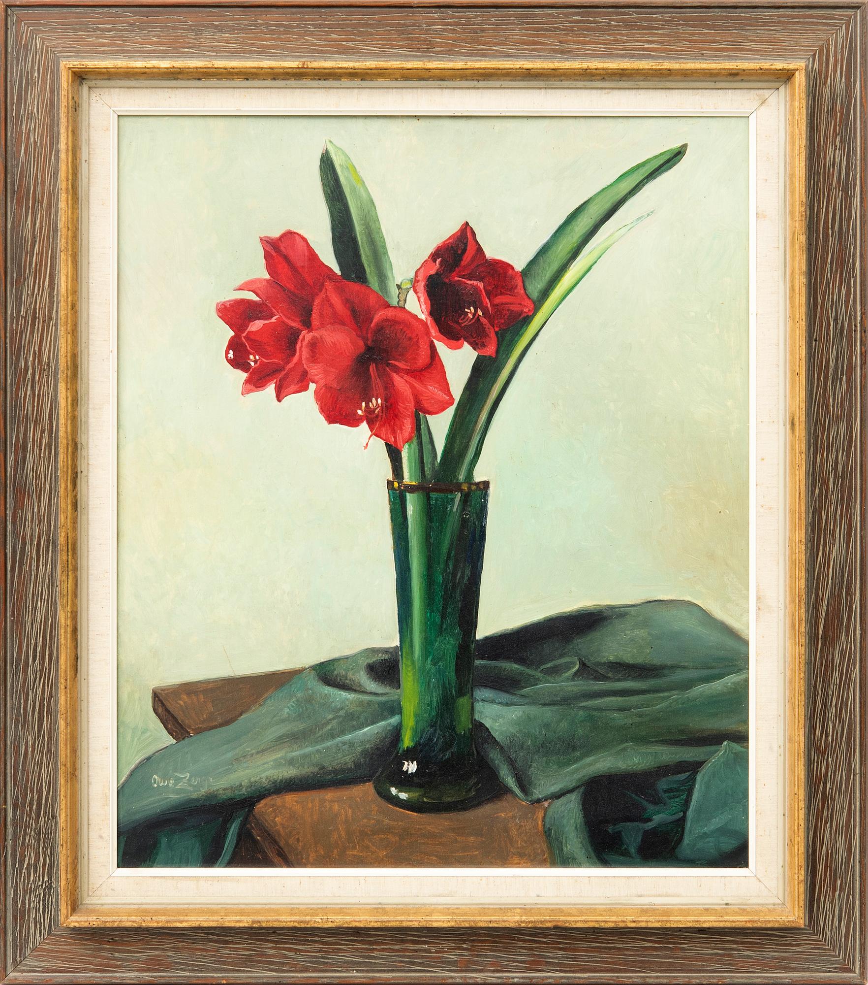 Owe Zerge, Still Life with Amaryllis.