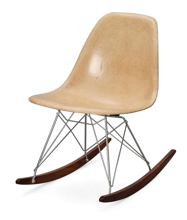 A  Ray and Charles Eames rockingchair for Herman Miller, US.