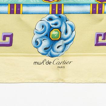 Cartier, two silk scarves.