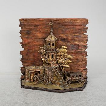 CLAËS E. GIERTTA, a sculpture, signed and dated 1978.
