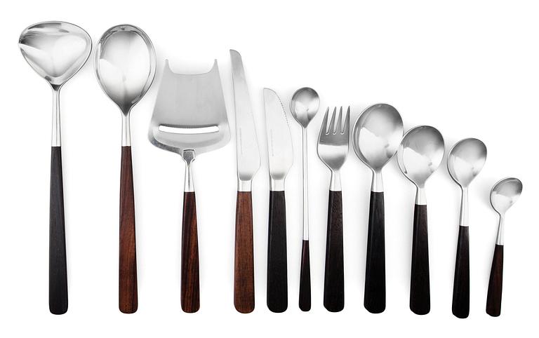 Bertel Gardberg, BERTEL GARDBERG, A FLATWARE SERVICE, 81 PIECES.