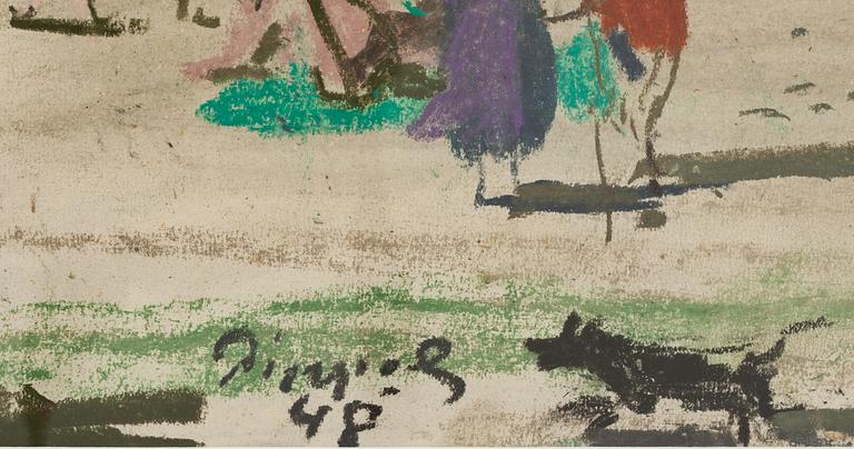 HANS ROBERT PIPPAL, pastell, sign och dat -48.