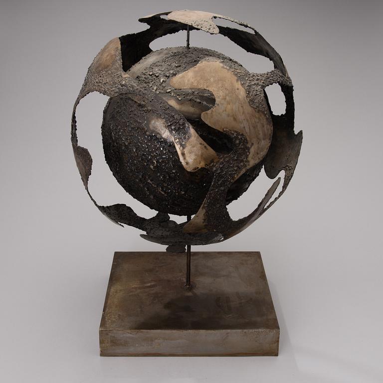 A bronze sculpture signed and dated 1969.
