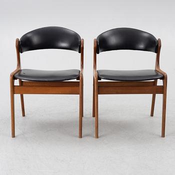 A pair of chairs, Denmark, 1960's/70's.
