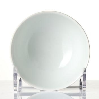 A famille rose 'butterfly' bowl, Qing dynasty with Daoguang mark and of the period (1820-1850).