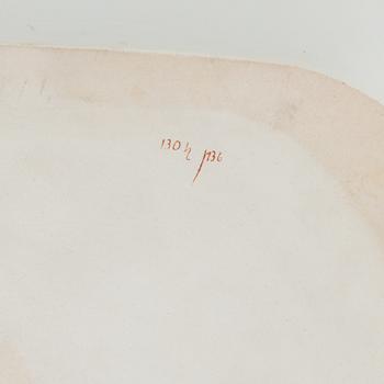 A Rococo style Porcelain Tray, Meissen, Germany, 1943-1945.