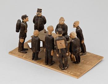 AXEL ERICSSON, träskulptur, 1900-tal.