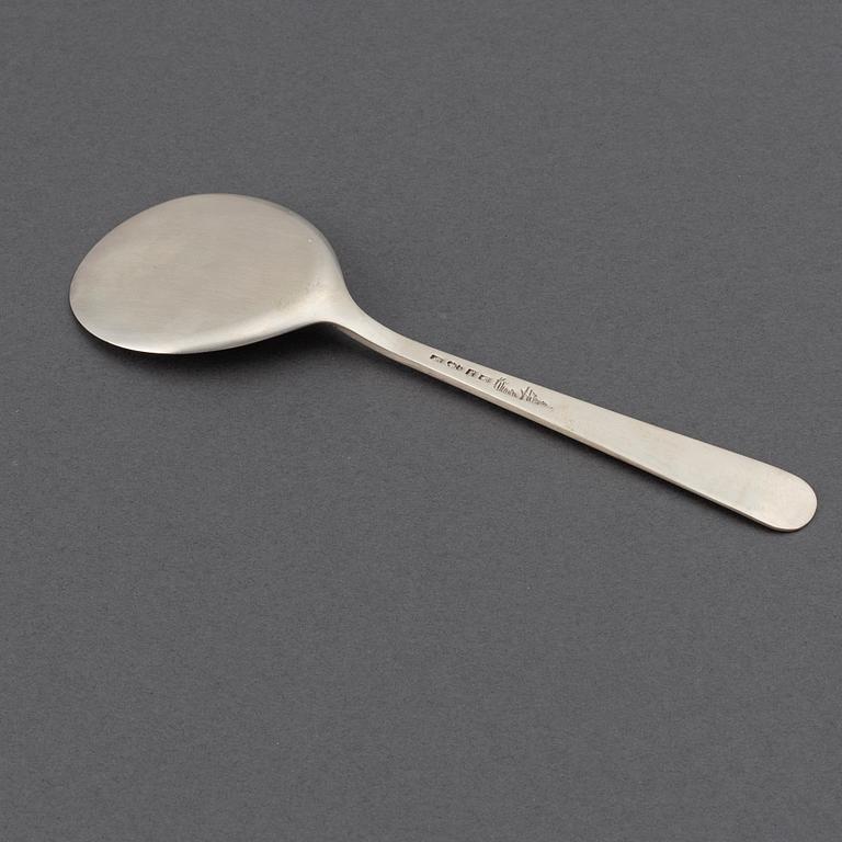 WIWEN NILSSON, a sterling silver server, Lund 1953.